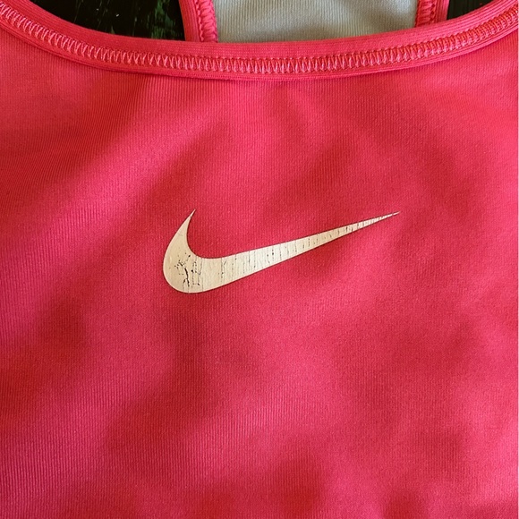 Nike Dri-Fit Sports Bra - Size S - Vibrant Pink - Picture 4 of 4